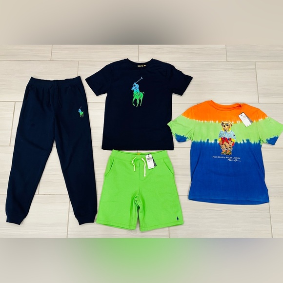Boy’s Size L (14-16) Ralph Lauren Navy and Green...